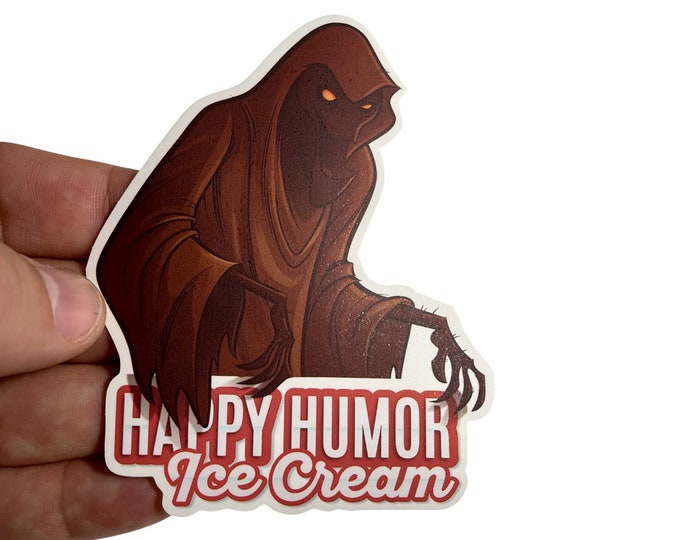 Ice Cream Phantoms *Chocolate-Scented* 3" Vinyl Sticker - Free Shipping!