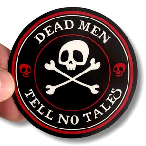 Pirate Skull & Crossbones 3&quot; Vinyl Sticker - Free Shipping!