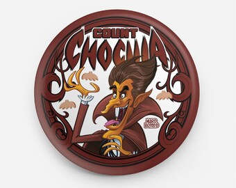 COUNT CHOCULA 1.5" Pin-Back Button