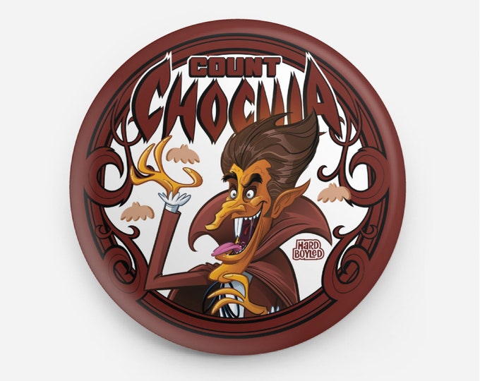 COUNT CHOCULA 1.5" Pin-Back Button