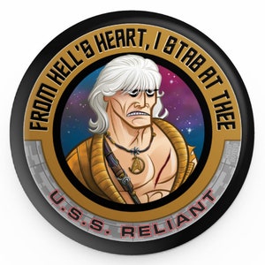 STAR TREK: The Wrath of Khan 1.5" Pin-Back Button