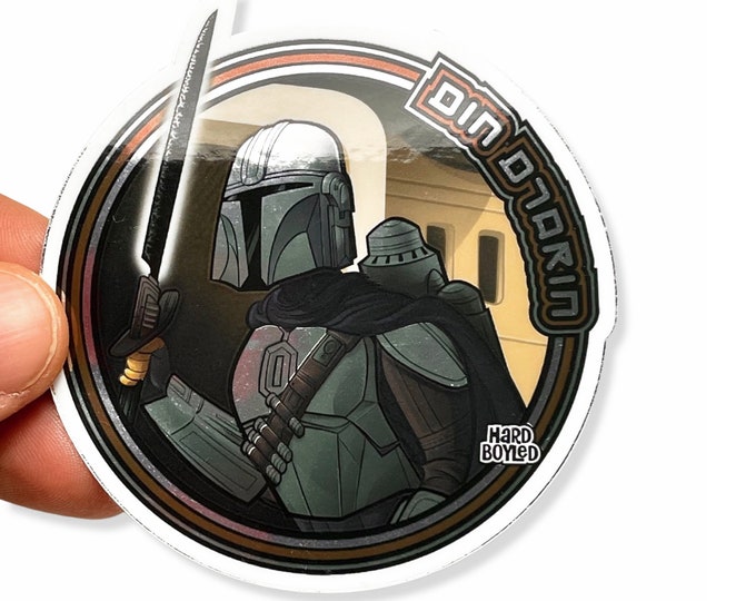 STAR WARS: The Mandalorian Metallic Vinyl Sticker - Free Shipping!