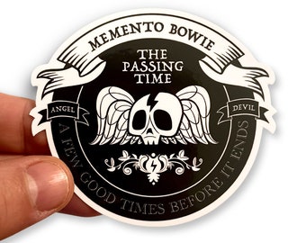 DAVID BOWIE: Memento Bowie 3" Vinyl Sticker - Free Shipping!