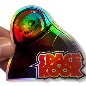 Space Kook 3" Holographic Vinyl Sticker - Free Shipping!