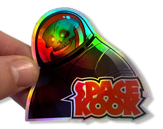 Space Kook 3" Holographic Vinyl Sticker - Free Shipping!