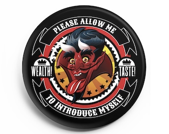 ROLLING STONES Sympathy Devil 2.25" Button