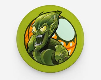 SPIDER-MAN: Green Goblin (Movie Version) 1" Pin-Back Button - Free US Shipping!