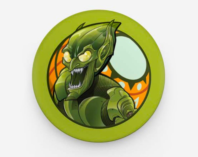 SPIDER-MAN: Green Goblin (Movie Version) 1" Pin-Back Button - Free US Shipping!