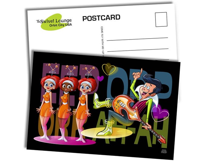 JET SCREAMER Postcard - Free Shipping!