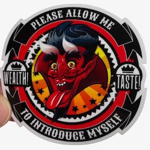 ROLLING STONES Sympathy Teufel 3"Vinyl Sticker - Kostenloser Versand!
