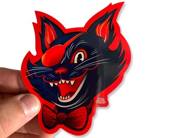 DAVID BOWIE: Halloween Jack (Head) 4" Vinyl Sticker - Free Shipping!