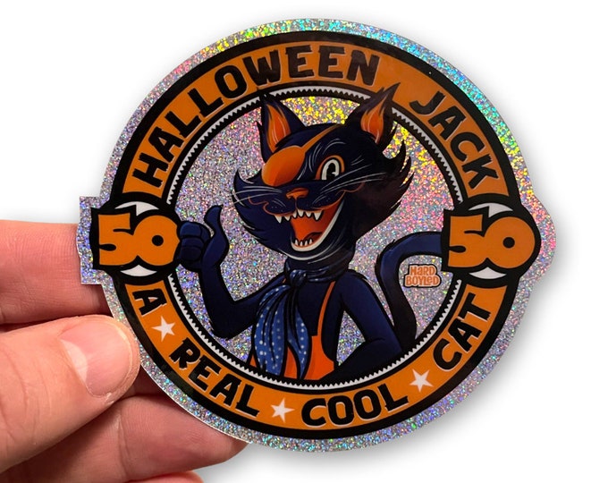 DAVID BOWIE: Diamond Dogs 50th Anniversary 4" Vinyl Glitter Sticker - Free Shipping!