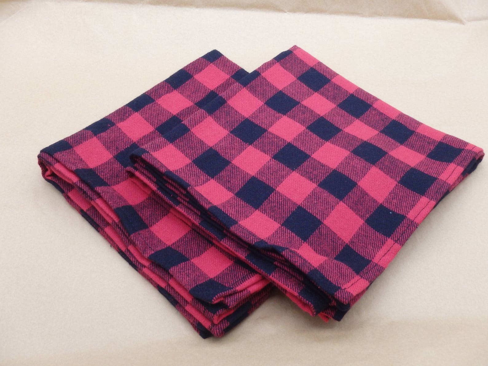 Lumberjack Towels Jumbo Flannel Dish Towel Buffalo Plaid Etsy