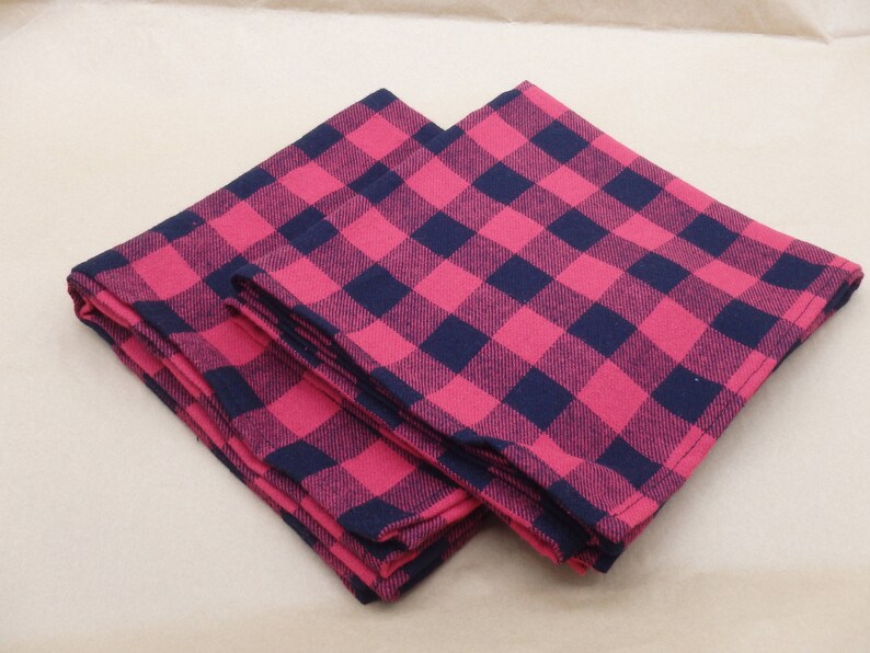 Lumberjack Towels Jumbo Flannel Dish Towel Buffalo Plaid Etsy