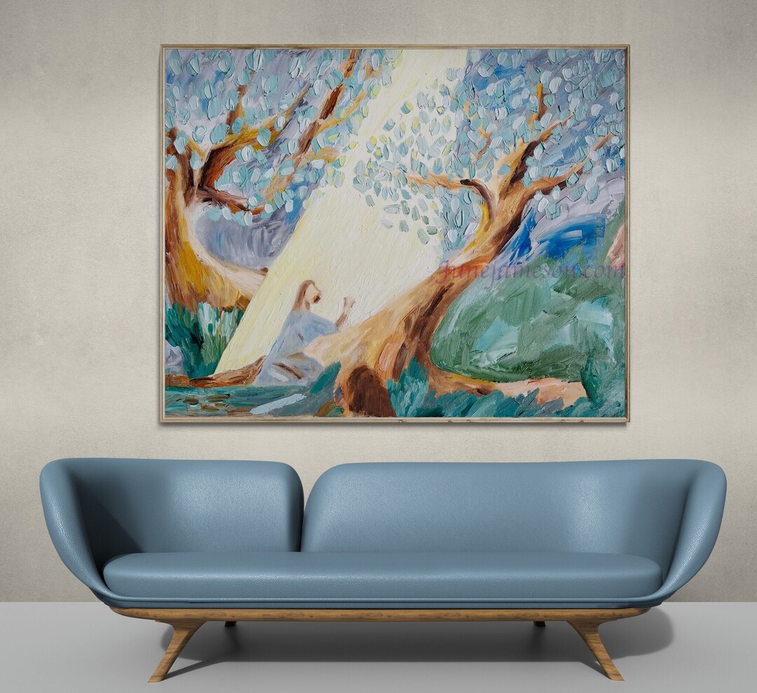 Catholic Art Wall, Jesus Painting, Catholic Art Prints, Abstract