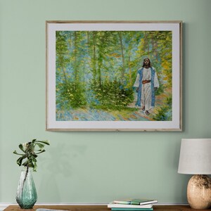 black Jesus wall art