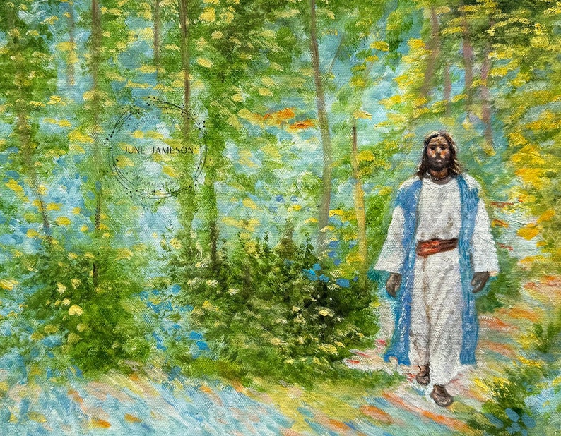 black Jesus wall art