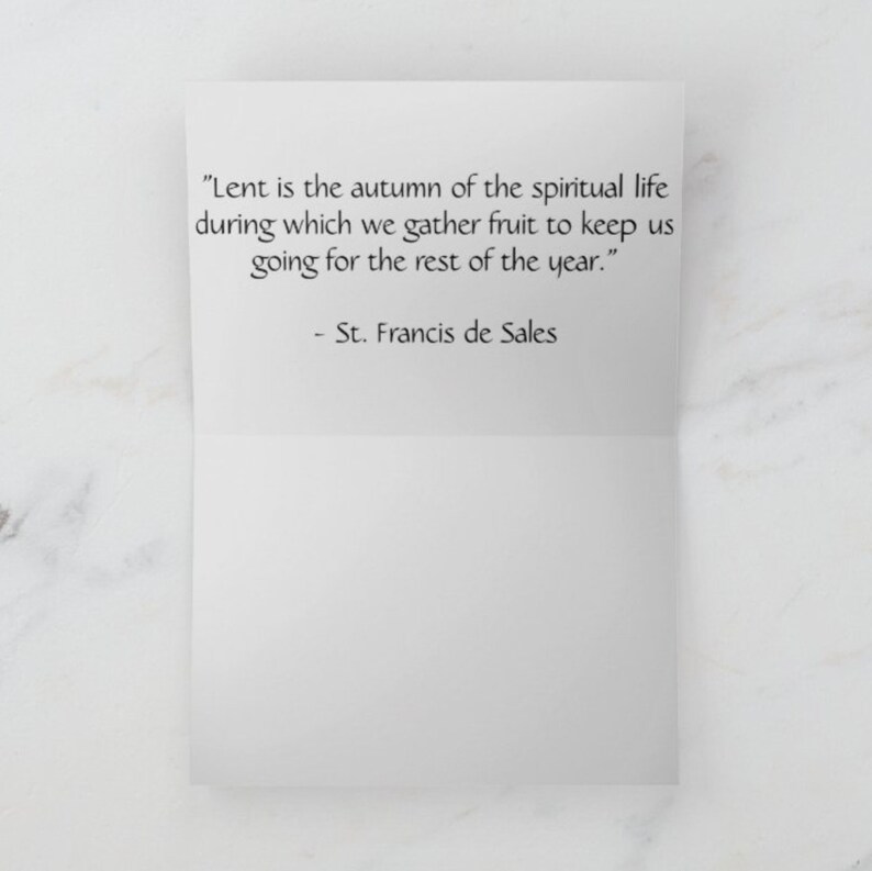Lent Greeting Cards Catholic Greeting Card 5x7 Single or in Etsy