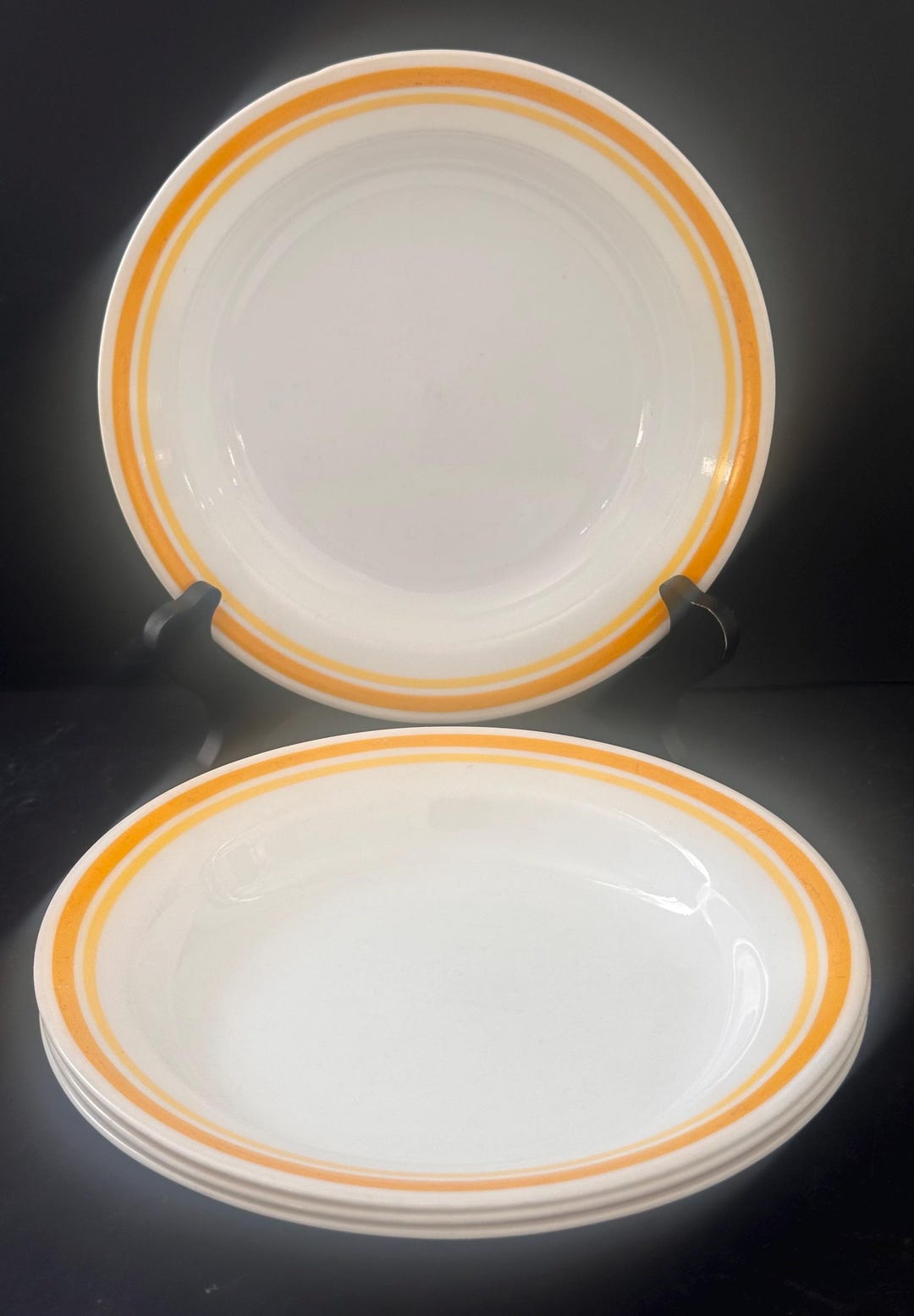 Corelle Yellow Pattern Corelle Citrus Yellow Stripe Rim_ 8.5 Inch Soup Plates_ Pick_ B - Etsy