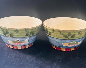 Timberline Bella Ceramica Fish _ Soup Bowl