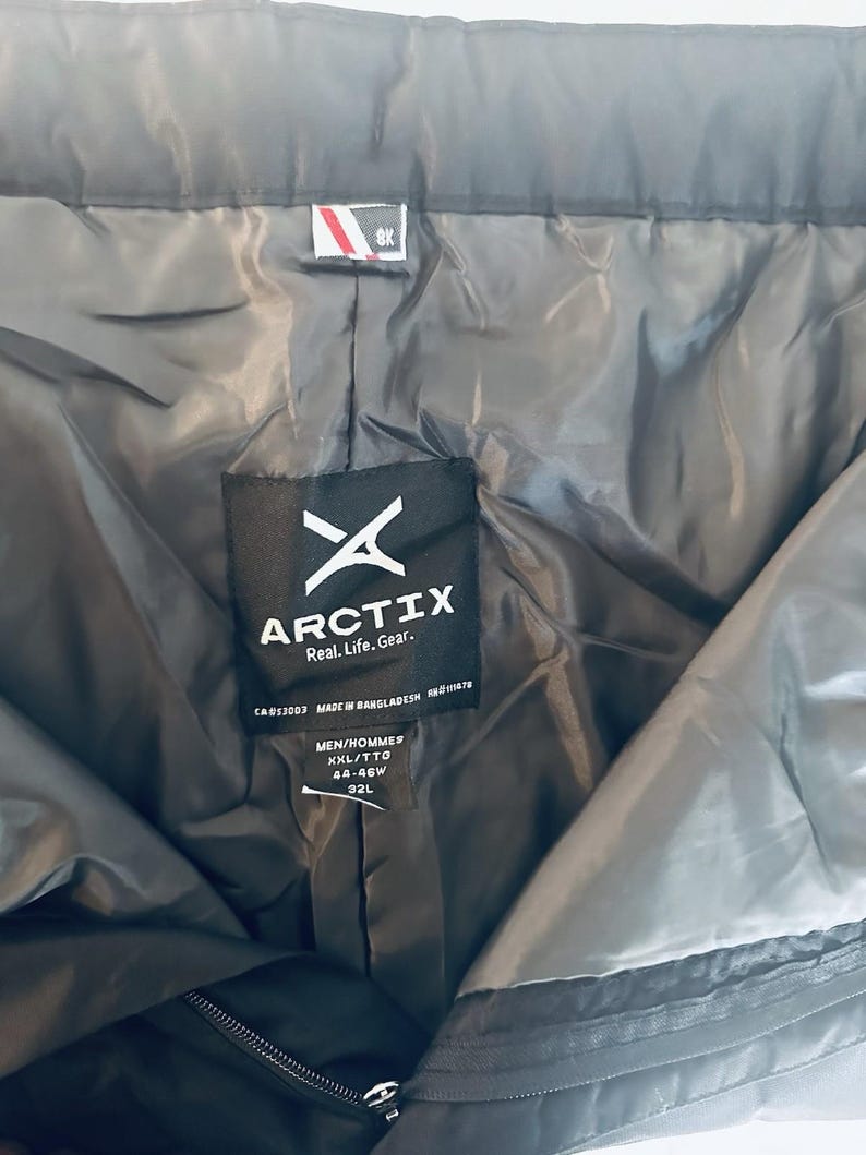 12 Arctix snow pants Men's 2xl_ Black insulated waterproof ski /outdoor. image 2