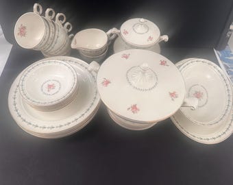 Harmony House Mount Vernon _ Juego completo raro para 6 personas _ Hecho en EE. UU.