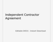 Independent Contractor Agreement