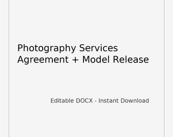 Photography Services Agreement + Model Release