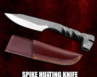 Rail road spike knife