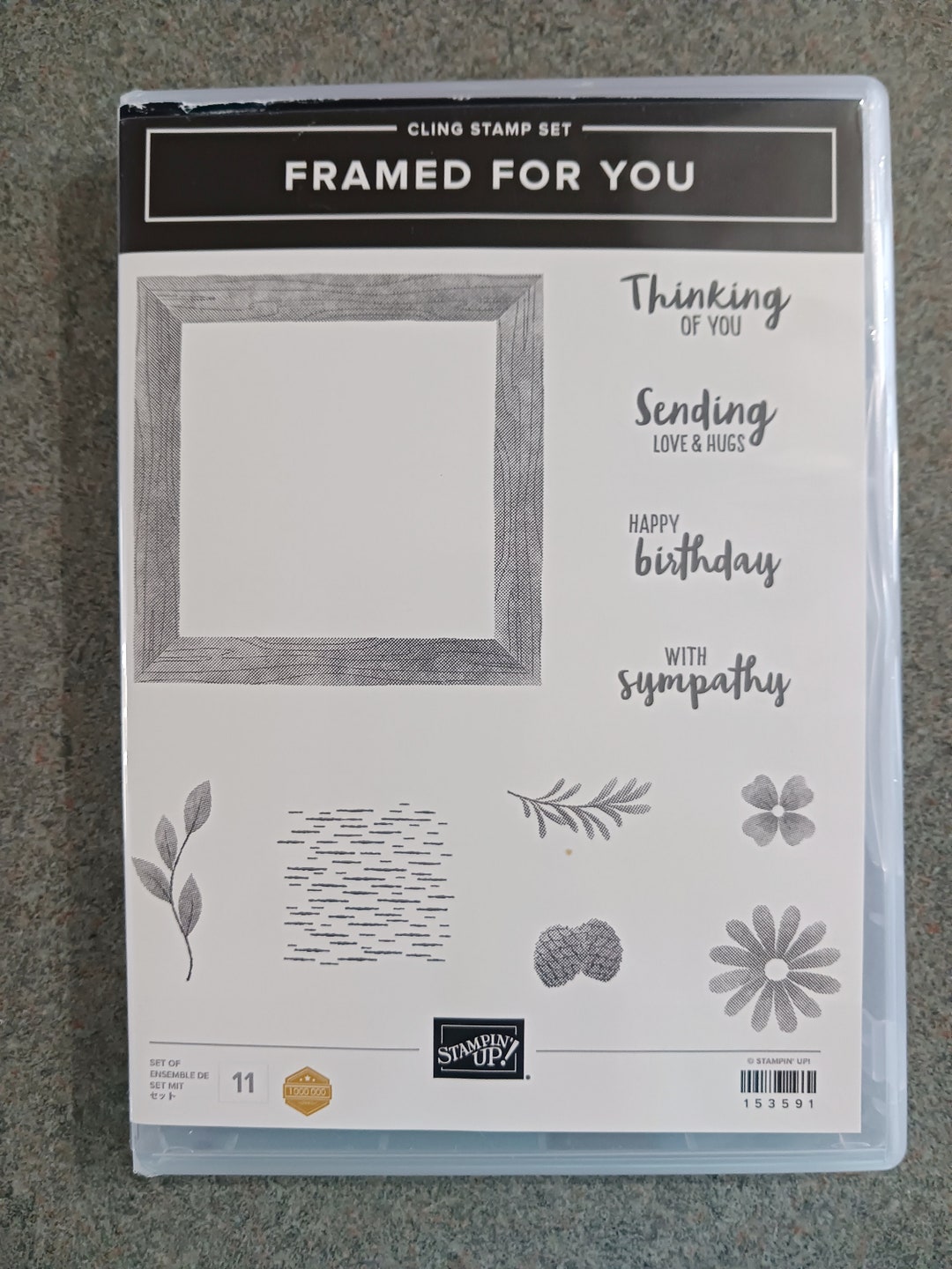 Stampin up Retired Framed for You Stamp Set - Etsy