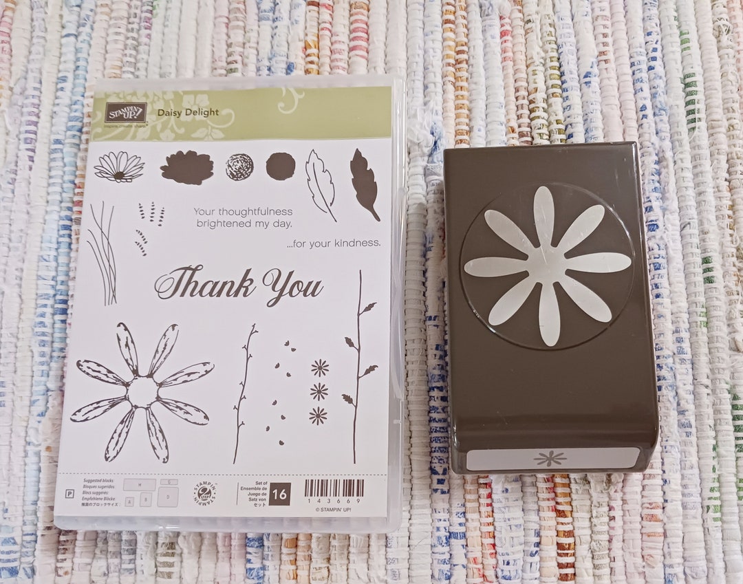 Stampin up Retired Daisy Delight Stamps and Punch - Etsy