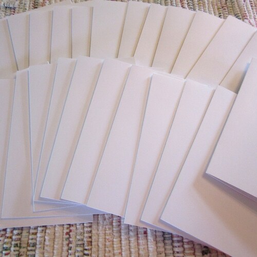 Blank Cards and Envelopes Set of 25 Etsy