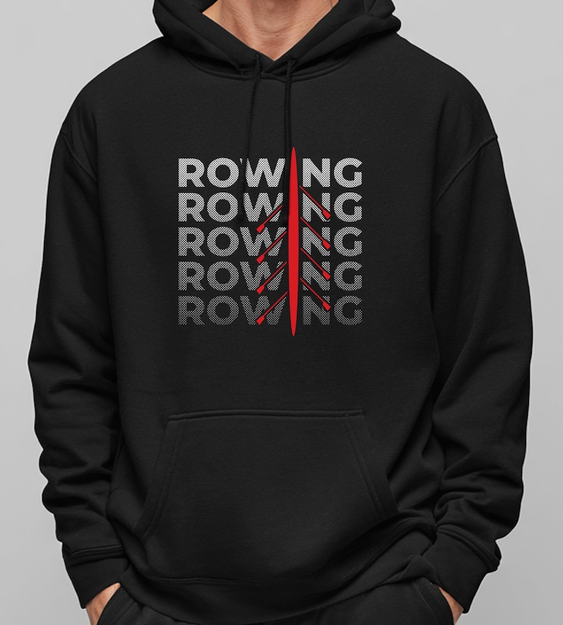 Row as One Hoodie | Rowing Team Gift | College Crew Pullover | Rower ...