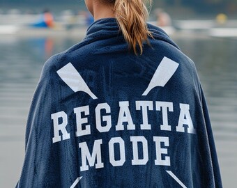 Manta de regata / Regalo para remeros / Manta para mamás de equipo / Manta para días de regata / Regalo para equipo de remo / Mantente abrigado, ¡anímate! / Regalo para el cobertizo de botes