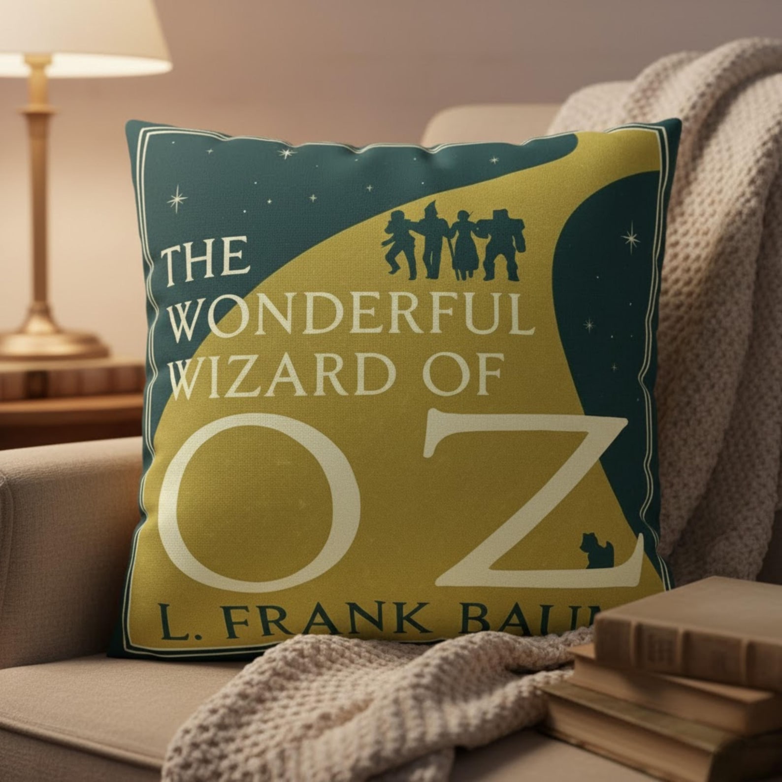 The Wonderful Wizard of Oz Pillow Cover