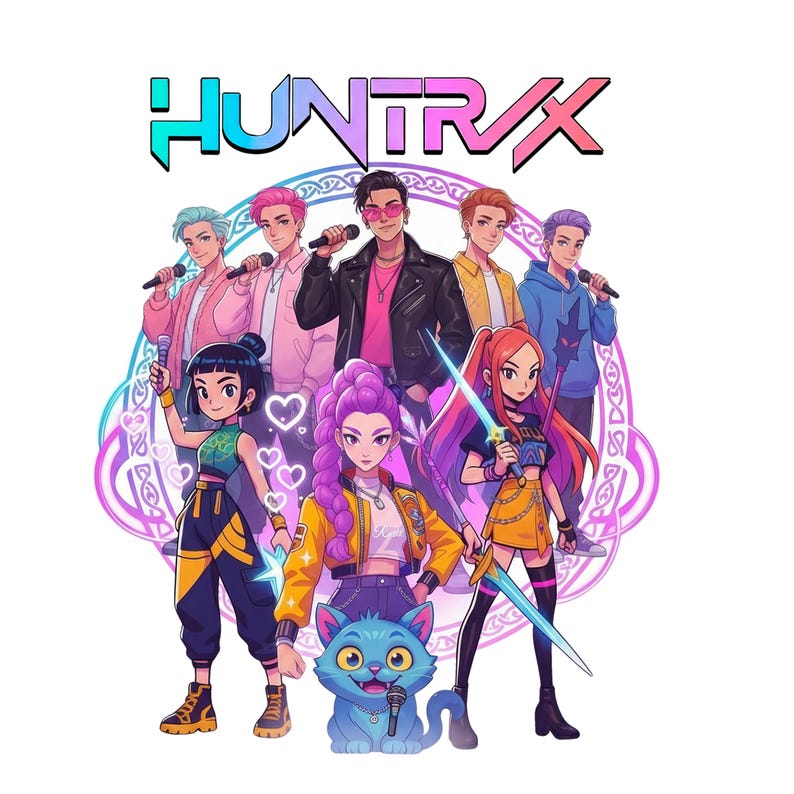Buy Kpop Huntrix PNG, Demon Hunter PNG, Saja Girls PNG, Derpy Tiger ...