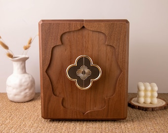 Double Door Jewelry Box, Large Jewelry Cabinet, Necklace Storage, 5-Layer Organizer, Gift for Her, Personalized gifts