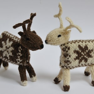 Gestrickte Rentier Strickanleitung