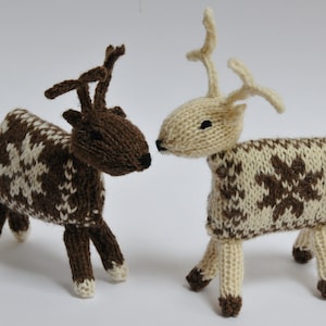 Knitted Reindeer Knitting Pattern