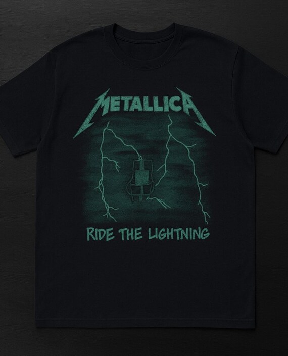 Metallica Ride the Lightning Crayon Edition Tee - Etsy