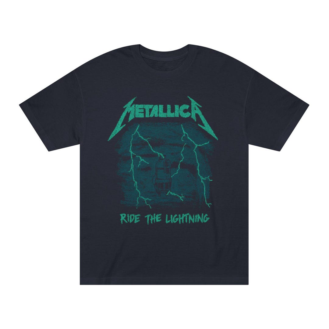 Metallica Ride the Lightning Crayon Edition Tee - Etsy