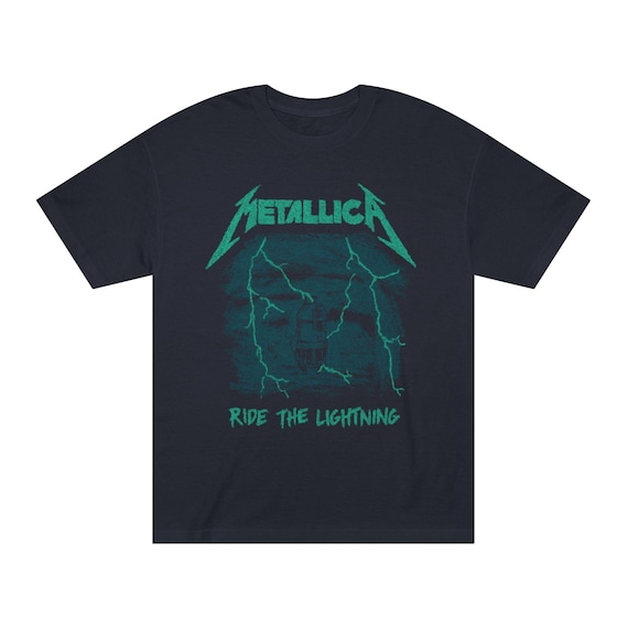 Metallica Ride the Lightning Crayon Edition Tee - Etsy