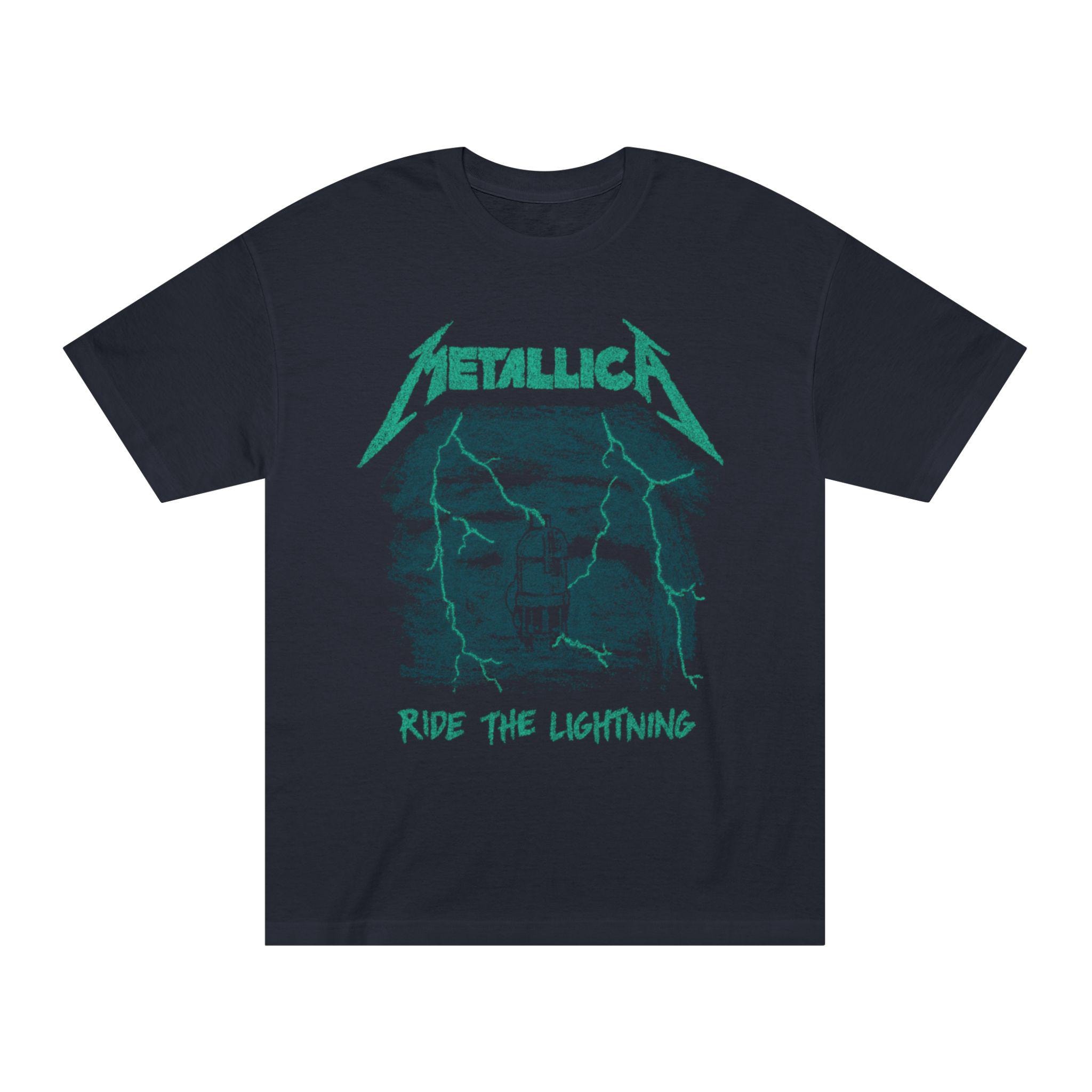 Metallica Ride the Lightning Crayon Edition Tee - Etsy