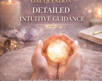 Intuïtieve begeleiding met één vraag | Helder, afgestemd spiritueel inzicht