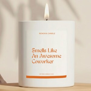 Coworker Gift Candle Gift For Best Team Corporate Gift