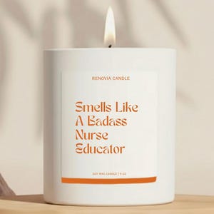 Nurse Educator Gift Candle For Appreciation And Recognition Nurse Gift Idea