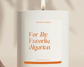 Algerian Friend Gift Candle From Algeria
