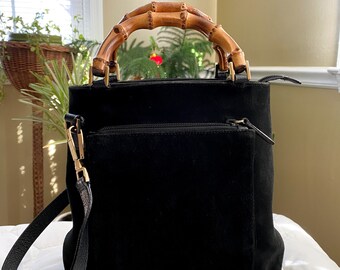 gucci suede handbag