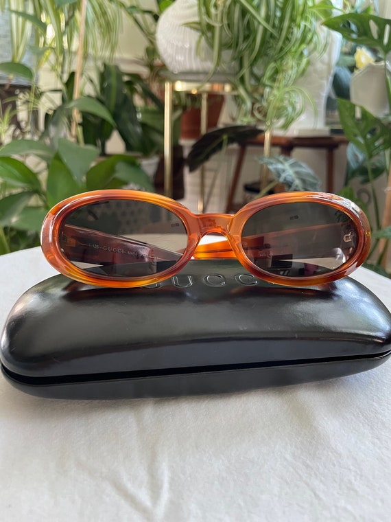 90s GUCCI sunglasses GG2419/N/S Women's Browns - image 1