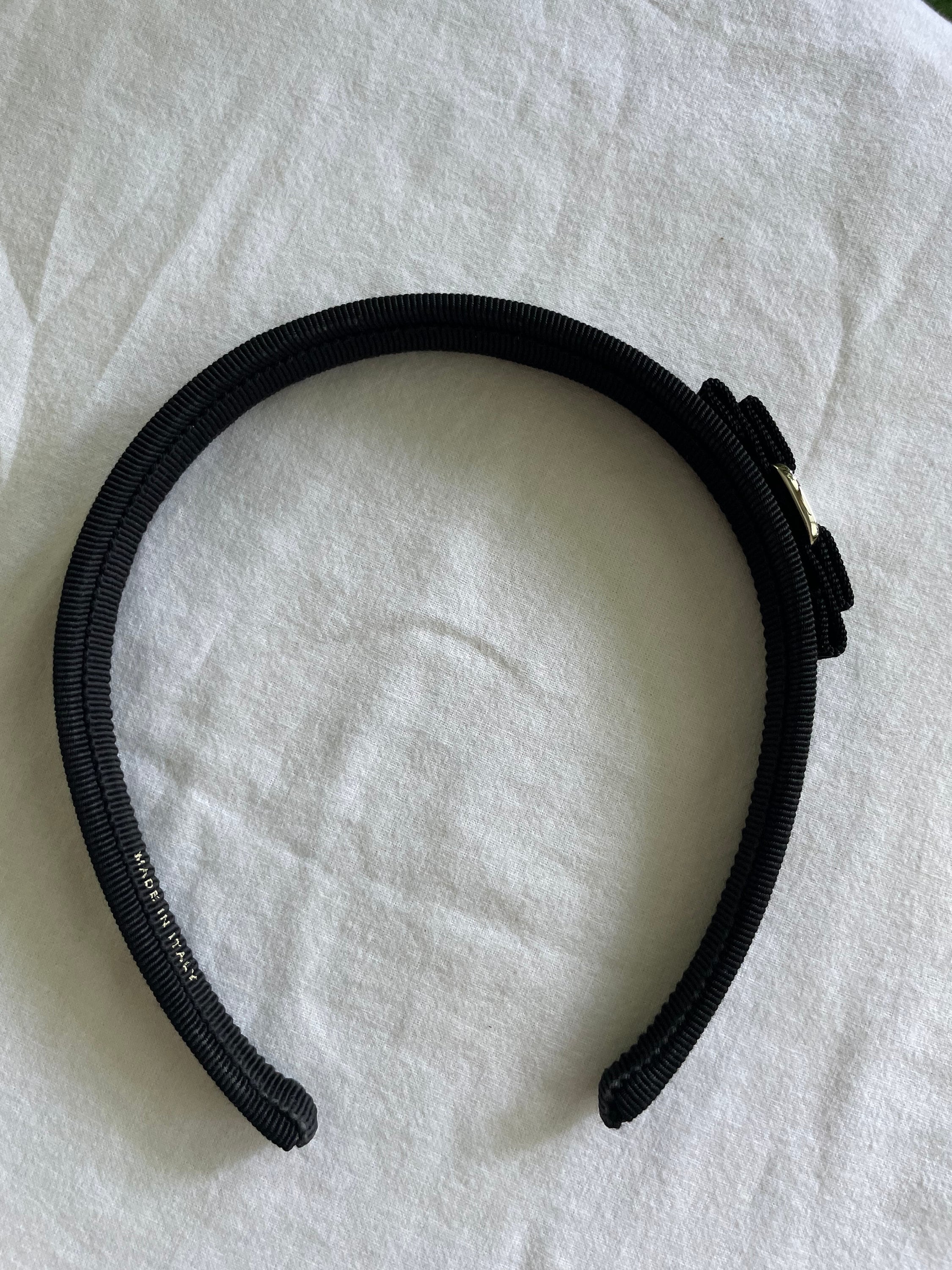 ハット SALVATORE FERRAGAMO Black Velvet Hair Band Ferragamo Headband Black Womens Hats E Hairband Salvatore
